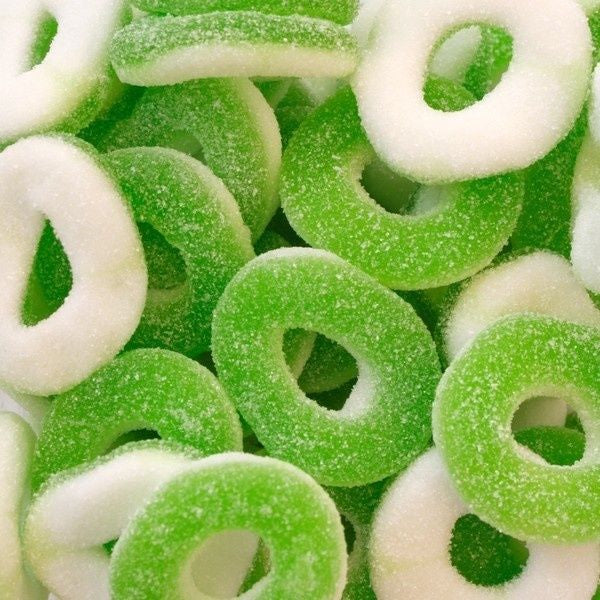 Sour Apple Rings 100g