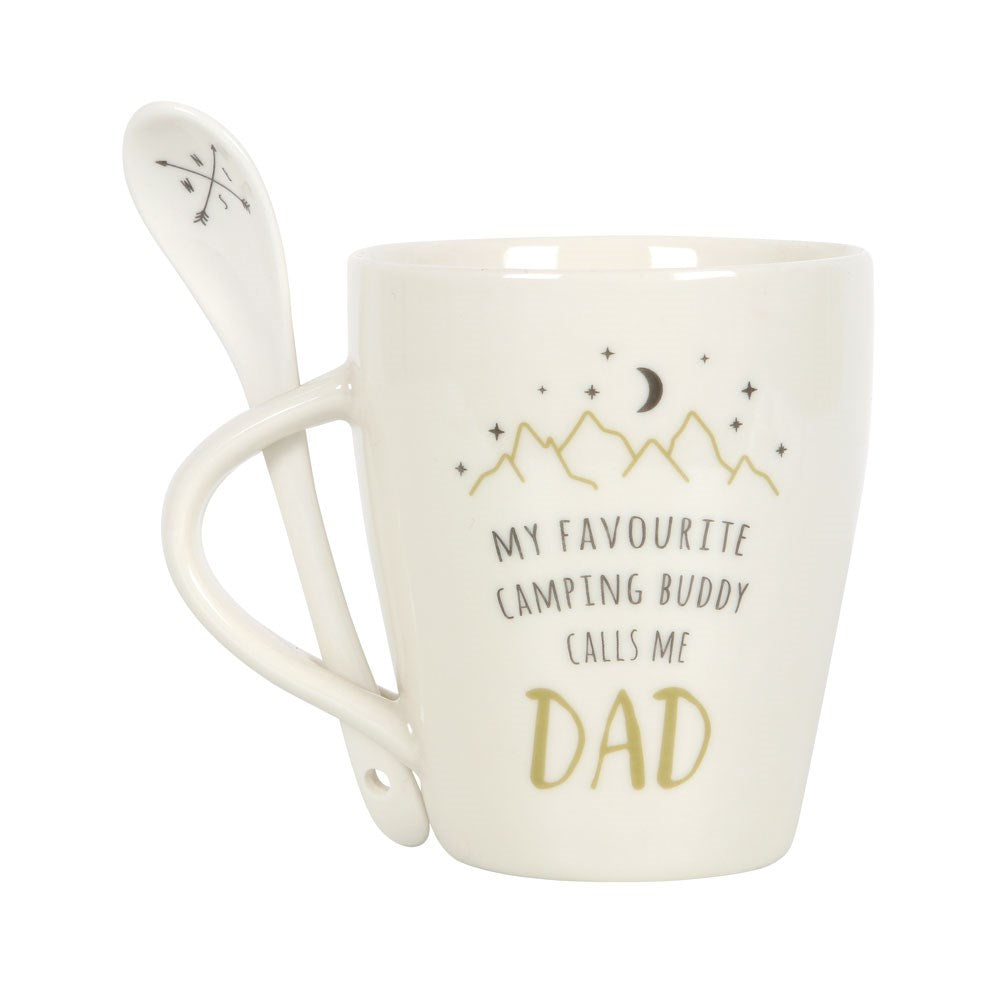 “ DAD Camping Buddy Mug and Spoon Set”