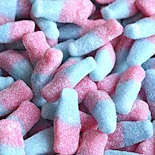 Fizzy Bubblegum Bottles 100g