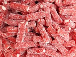 Fizzy Strawberry Pencils 100g