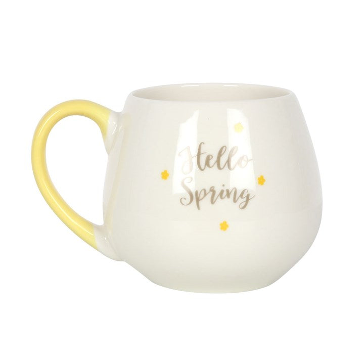 HELLO SPRING ROUNDED MUG