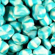 Jelly Blue Twist Kisses 100g